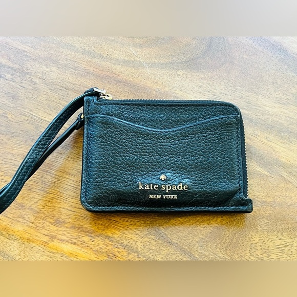 kate spade Handbags - Kate Spade Black Textured Leather Accessory